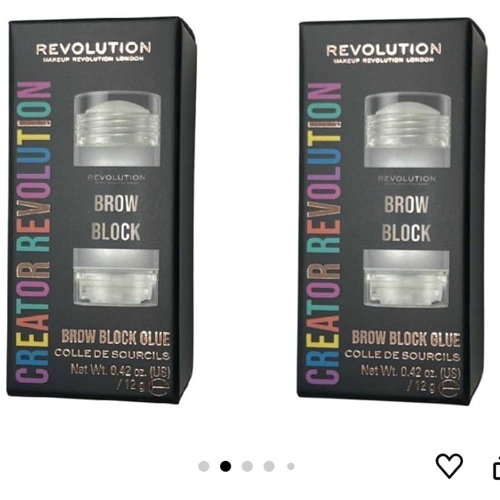 NIB Two Makeup Revolution Creator Revolution Brow Blocks